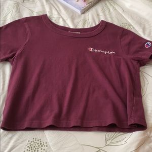 Champion cropped shirt